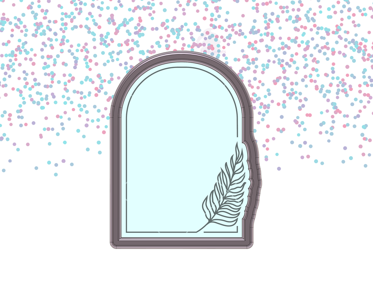Leaf Arch Plaque 1 Cookie Cutter
