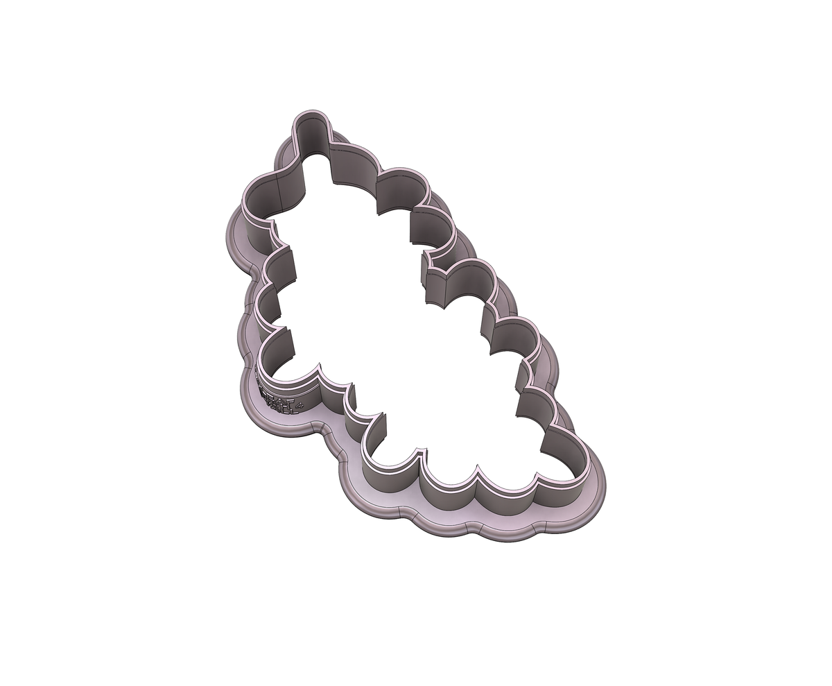DIGITAL STL Download For Leaf Branch 4 Cookie Cutter