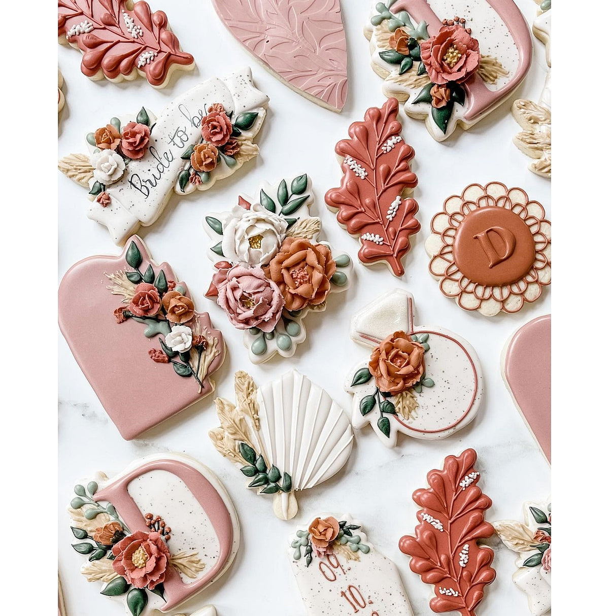 Floral Letter D 1 Cookie Cutter