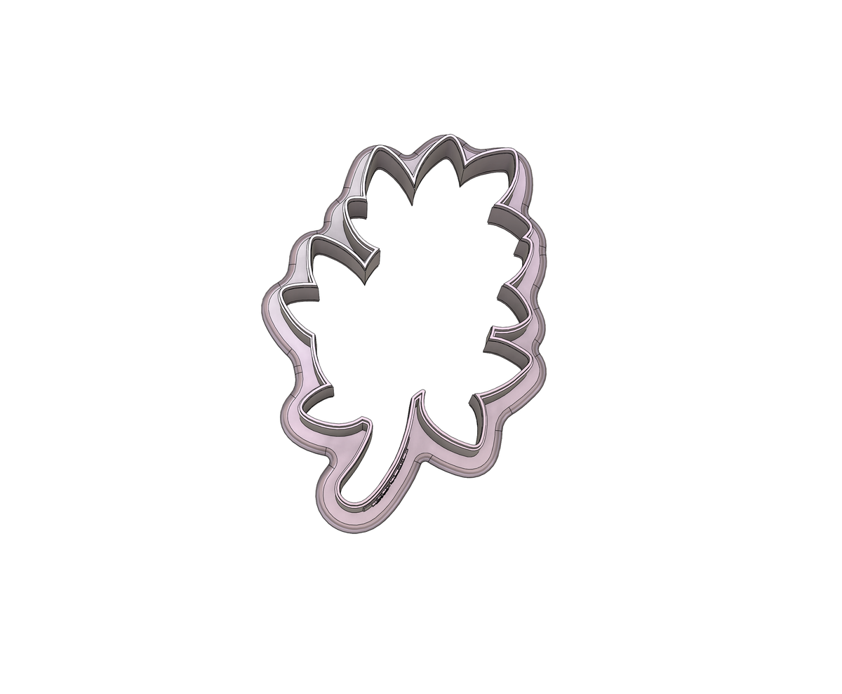 DIGITAL STL Download For Leaf Branch 6 Cookie Cutter