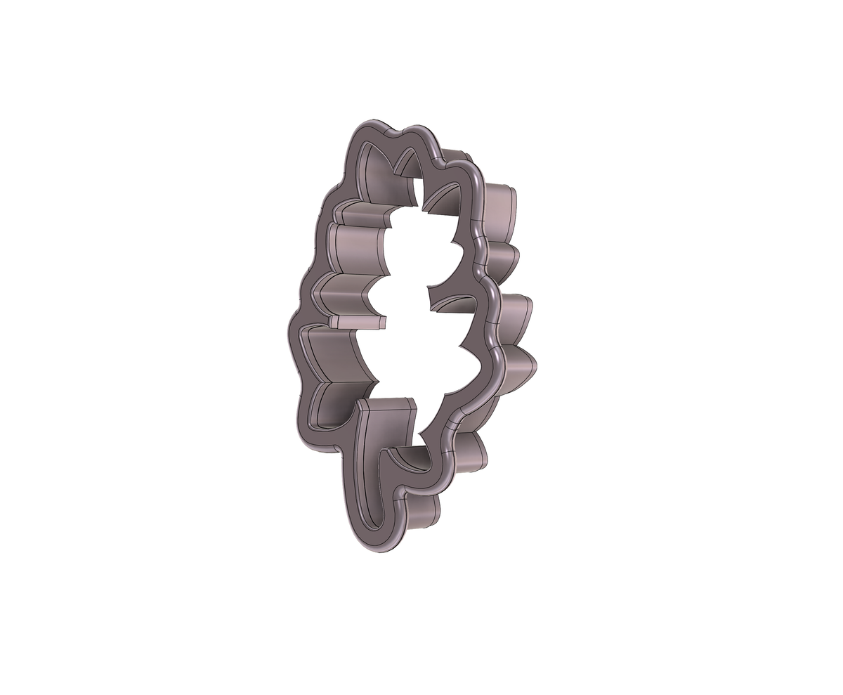 DIGITAL STL Download For Leaf Branch 6 Cookie Cutter