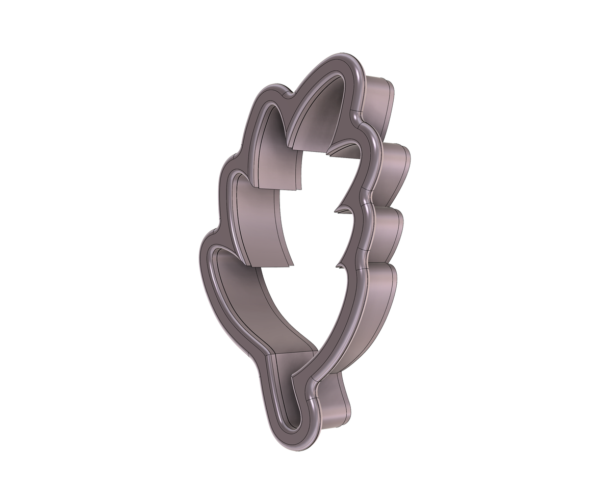 DIGITAL STL Download For Leaf Branch 7 Cookie Cutter