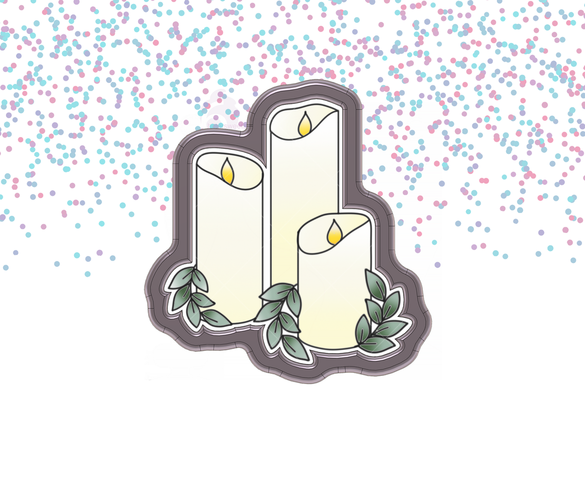 DIGITAL STL Download For Leaf Candles 1 Cookie Cutter