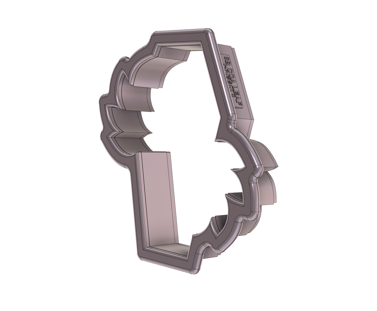 Leaf Coffin 1 Cookie Cutter