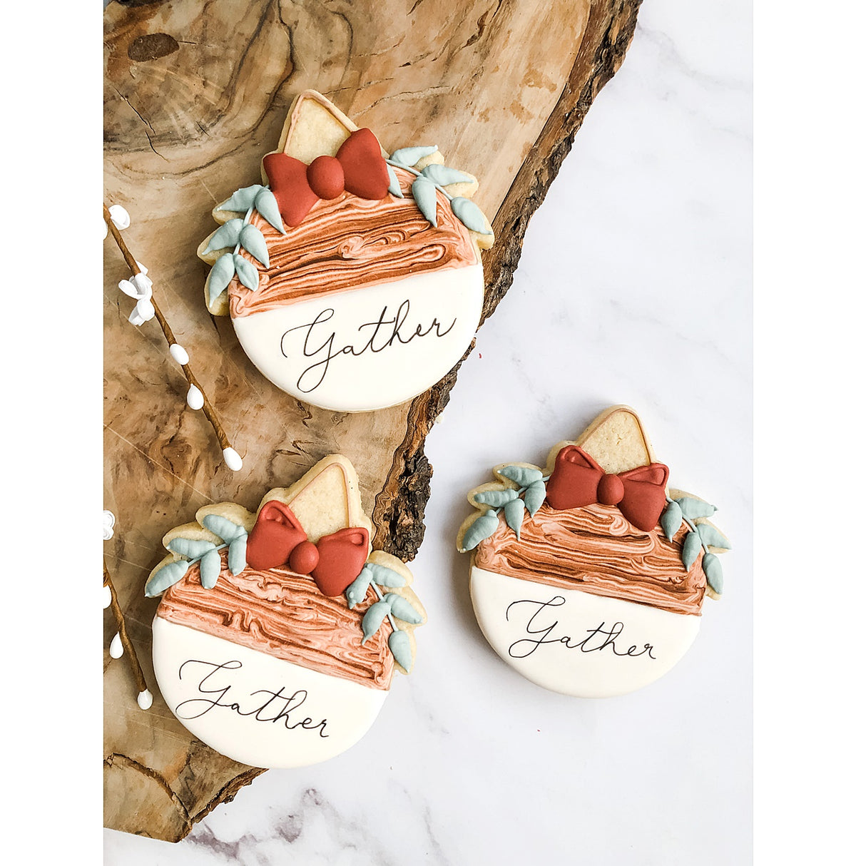 DIGITAL STL Download For Leaf Door Sign 1 Cookie Cutter