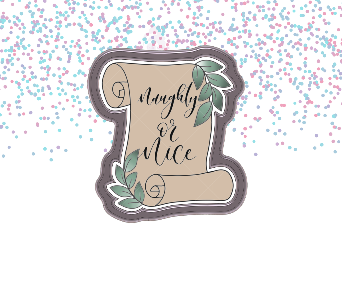 DIGITAL STL Download For Leaf Scroll 1 Cookie Cutter