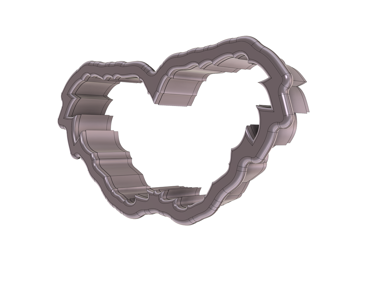 Leaf Skeleton Hands Heart 1 Cookie Cutter