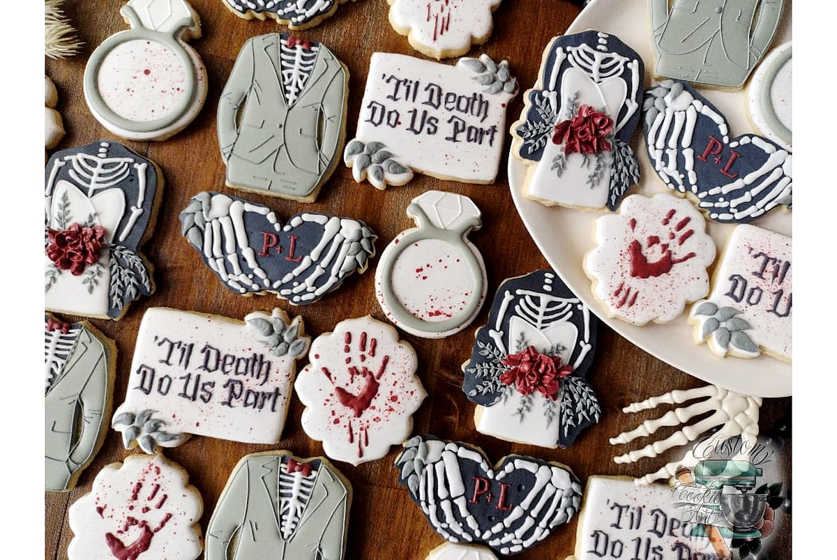 Leaf Skeleton Hands Heart 1 Cookie Cutter