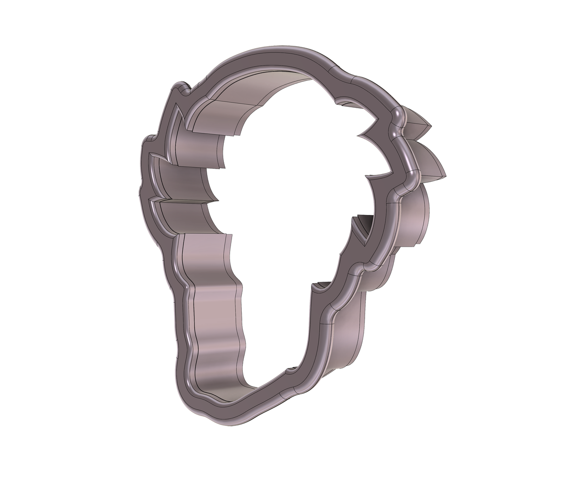 Leaf Skull 1 Cookie Cutter