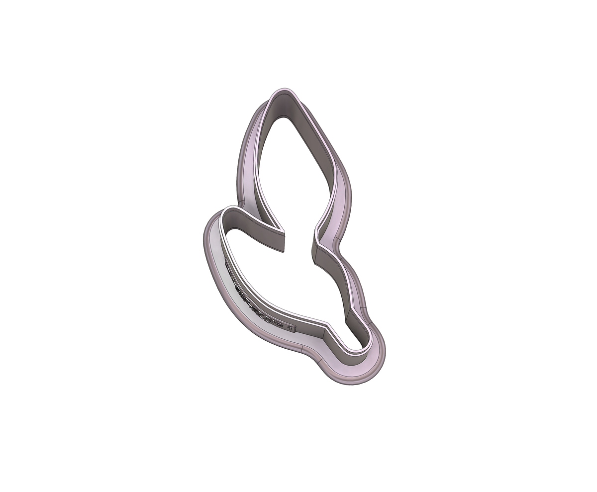 DIGITAL STL Download For Leaf Sprig 1 Cookie Cutter