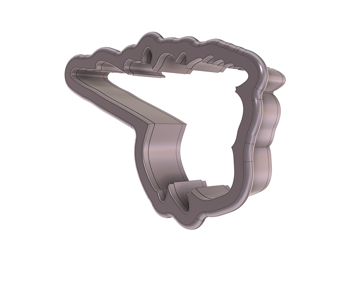 DIGITAL STL Download For Leaf Tied Bone 1 Cookie Cutter