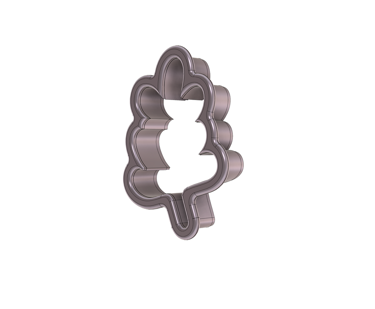 DIGITAL STL Download For Leaf &amp; Berry Branch 2 Cookie Cutter