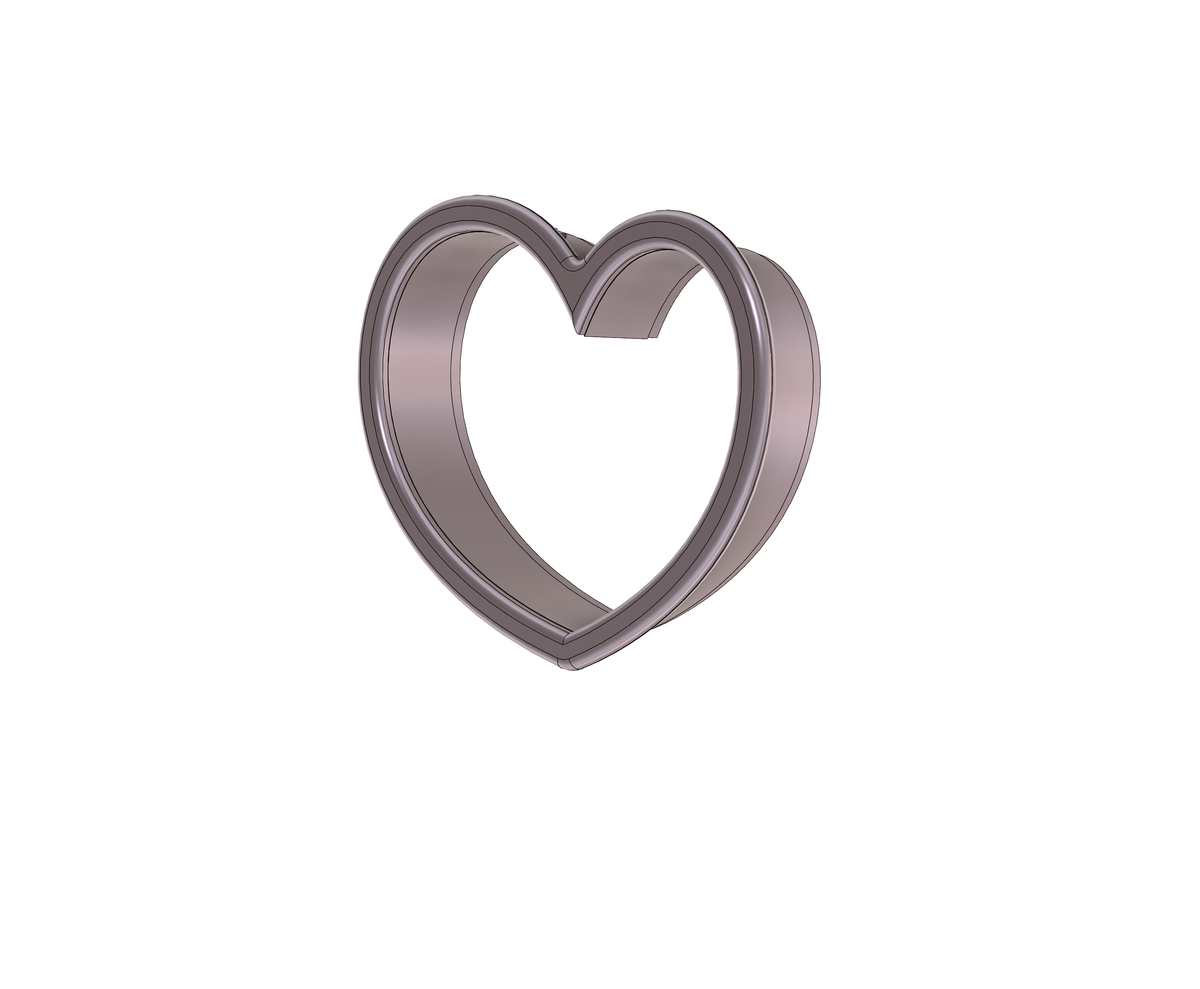 Lopsided Heart 4 Cookie Cutter