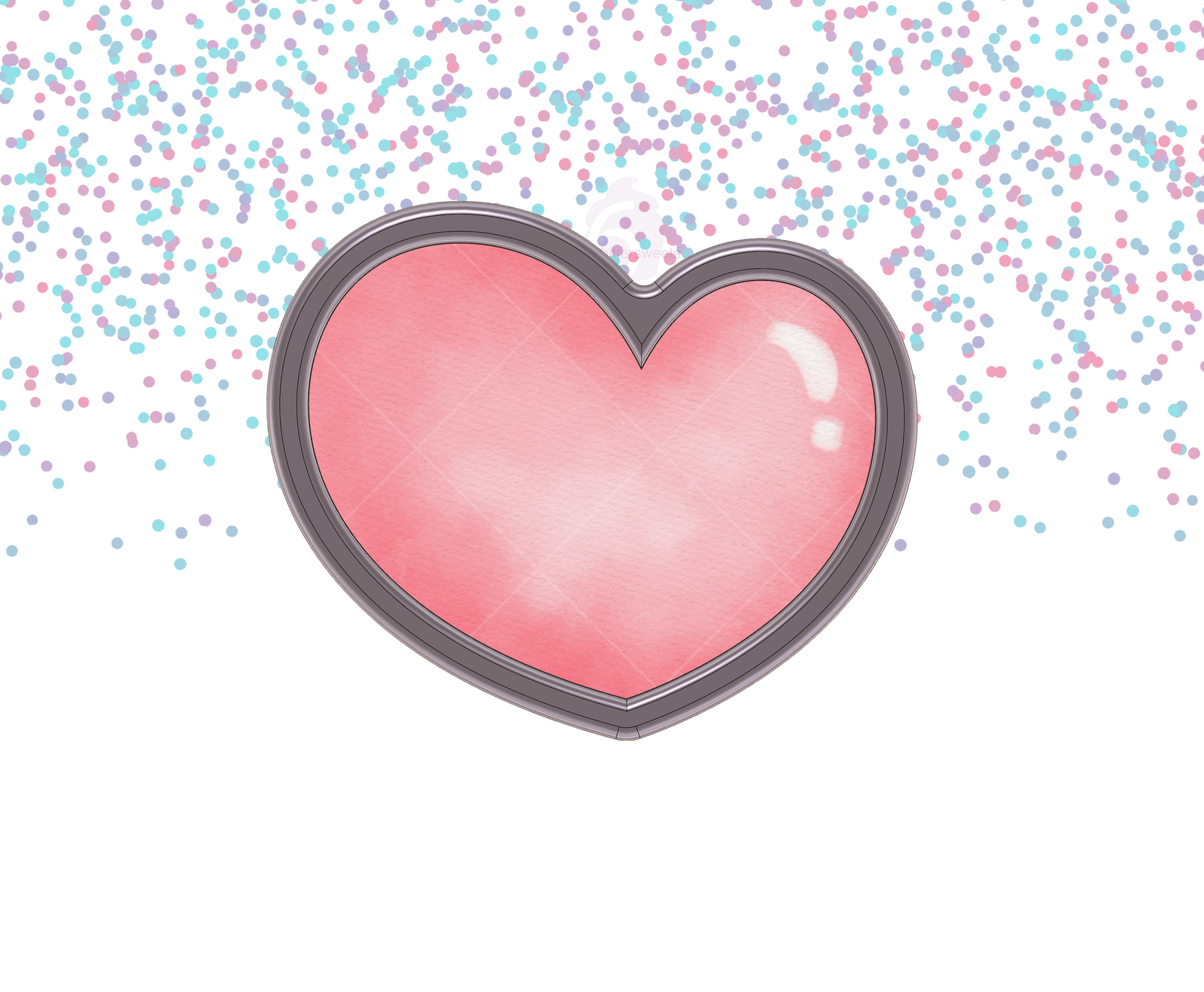 Lopsided Heart 4 Cookie Cutter