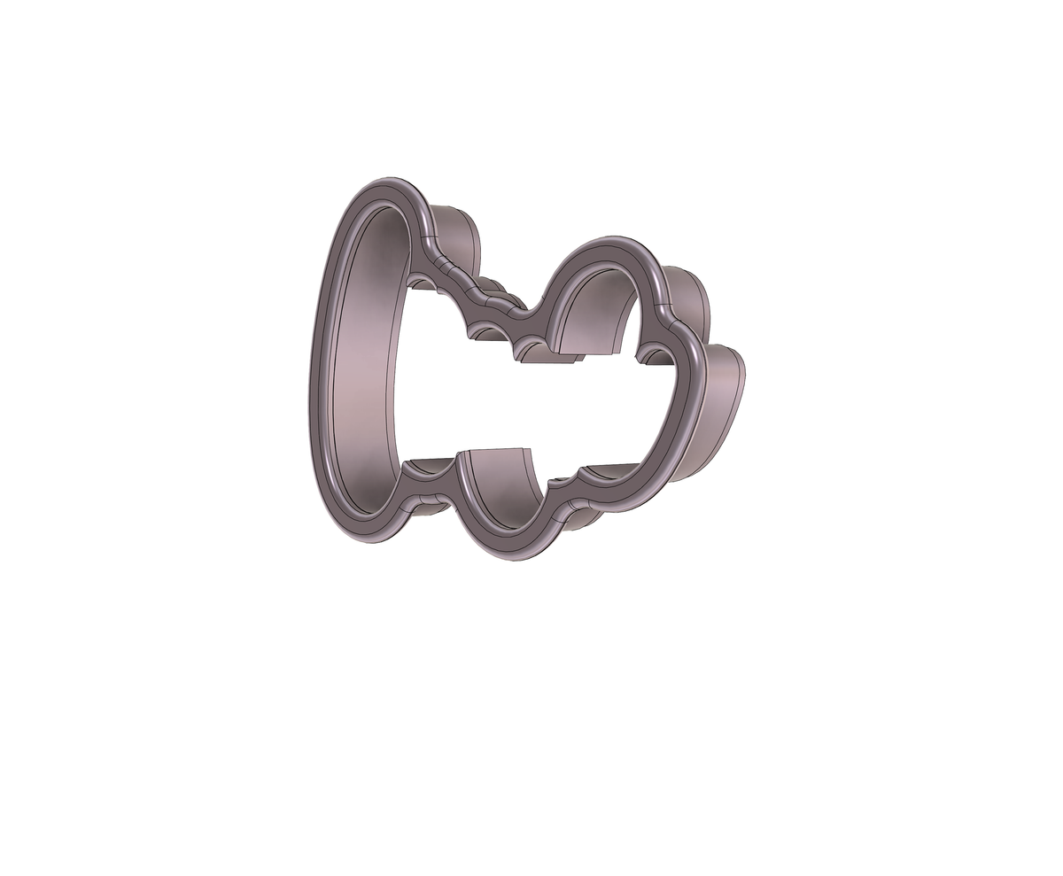 DIGITAL STL Download For Love 1 Lettered Cookie Cutter