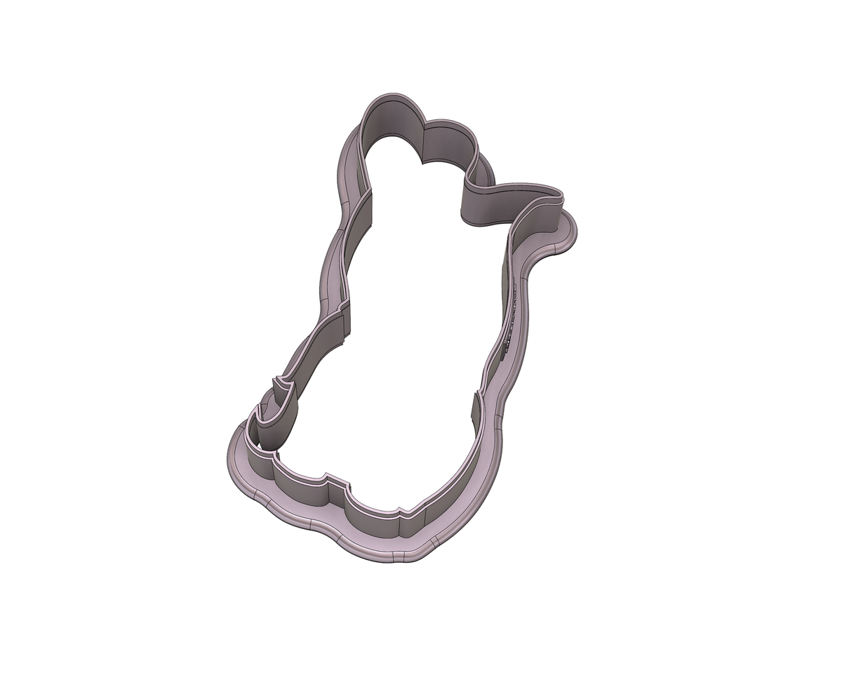 Love Gnome 3 With Heart Balloon Cookie Cutter