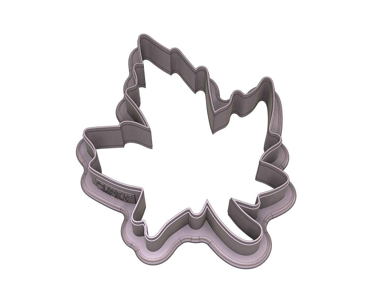 DIGITAL STL Download For Maple Leaf 1 Cookie Cutter
