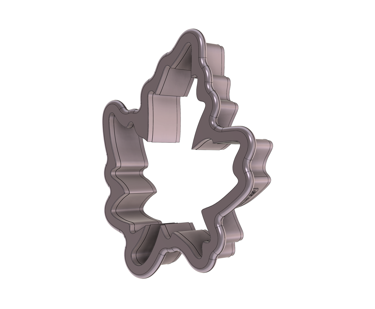 DIGITAL STL Download For Maple Leaf 1 Cookie Cutter