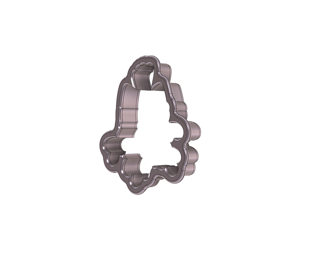 DIGITAL STL Download For Mistletoe With Bow 1 Cookie Cutter