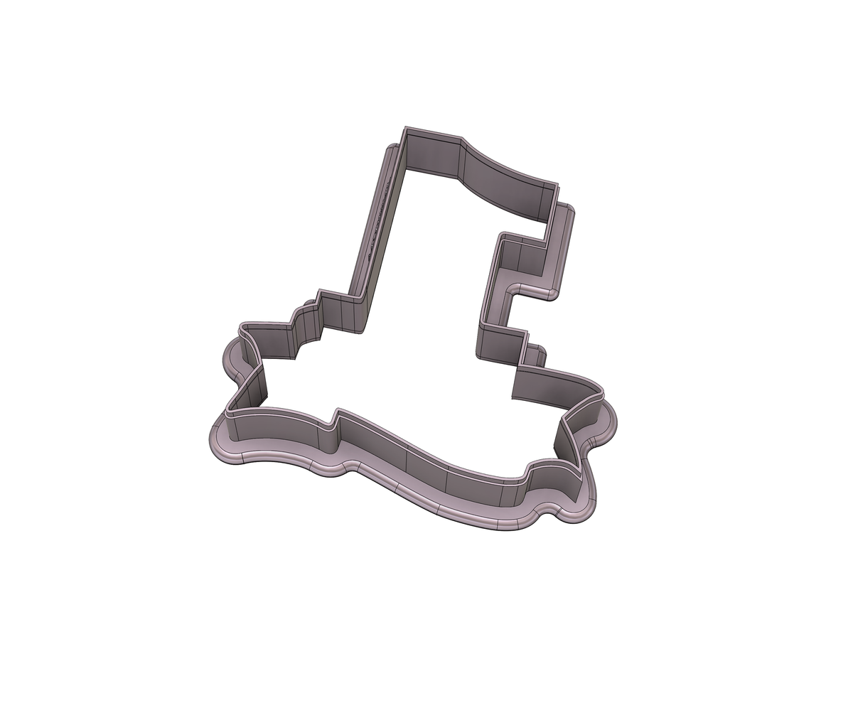 Number 1 Banner Cookie Cutter