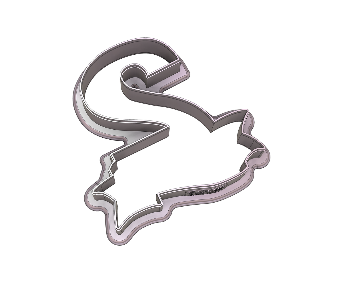 Number 2 Banner Cookie Cutter