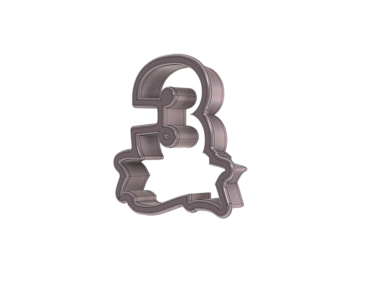 DIGITAL STL Download For Number 3 Banner Cookie Cutter