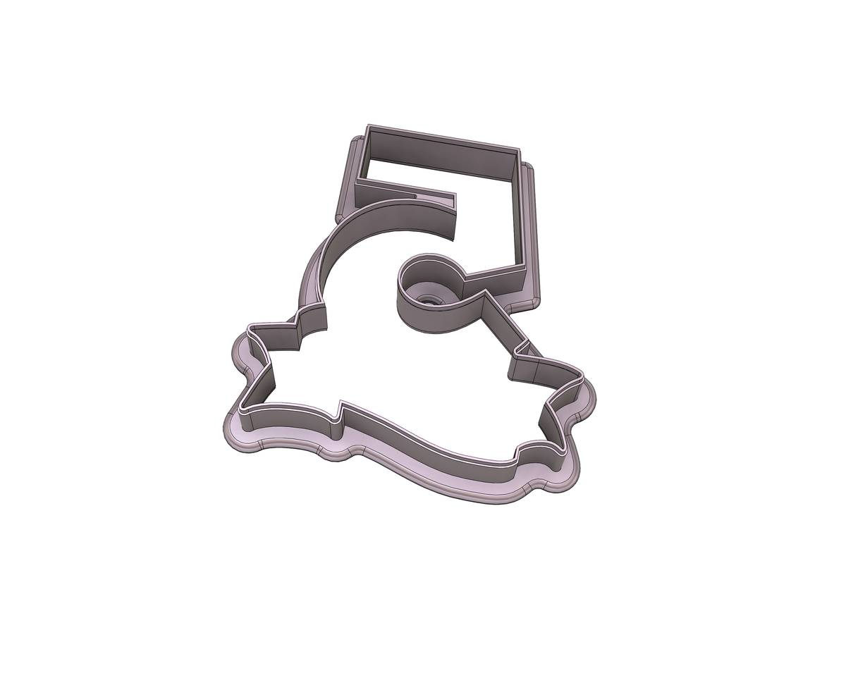 DIGITAL STL Download For Number 5 Banner Cookie Cutter