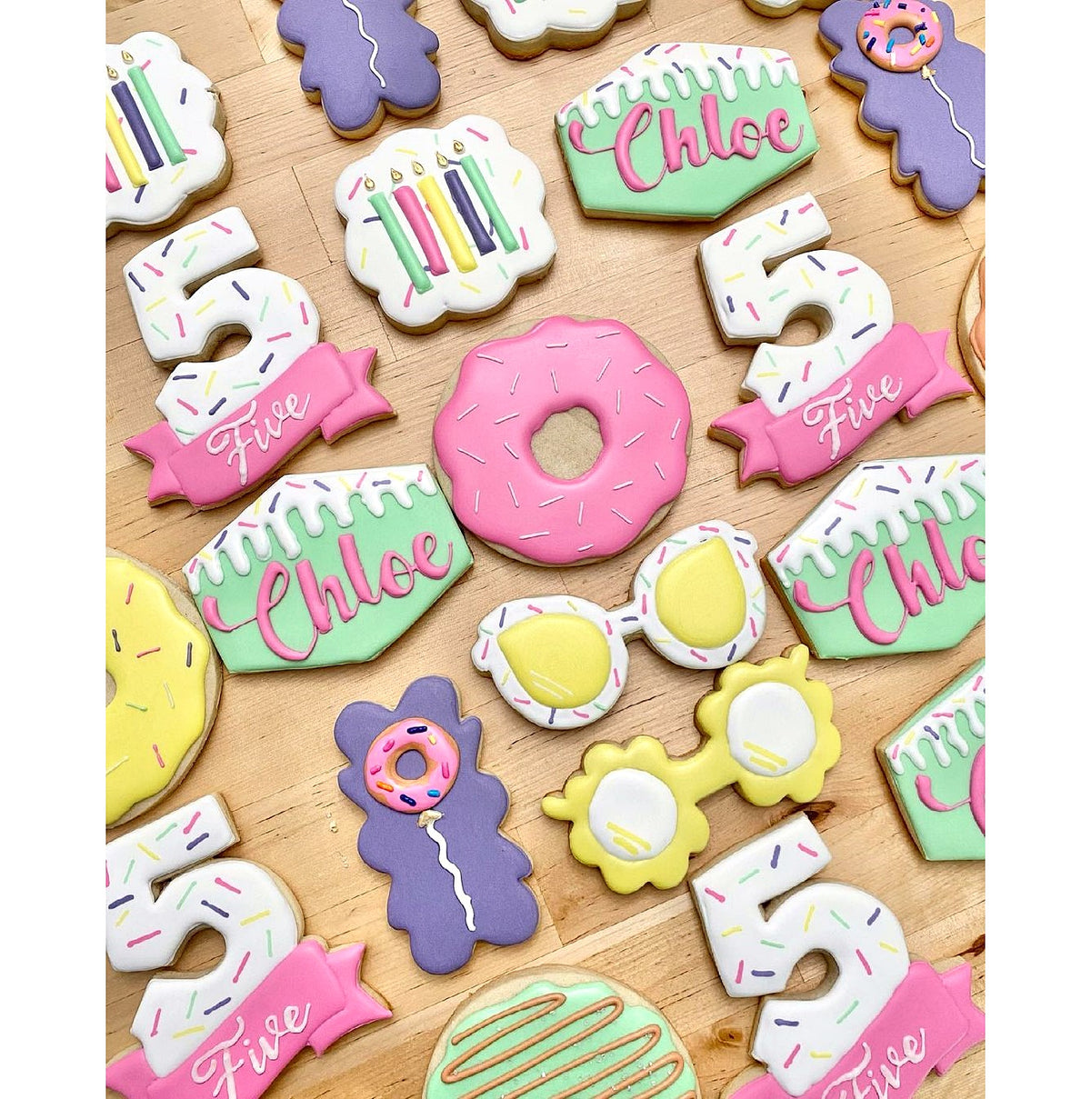 Number 5 Banner Cookie Cutter