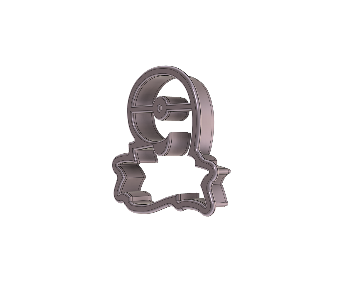 DIGITAL STL Download For Number 9 Banner Cookie Cutter