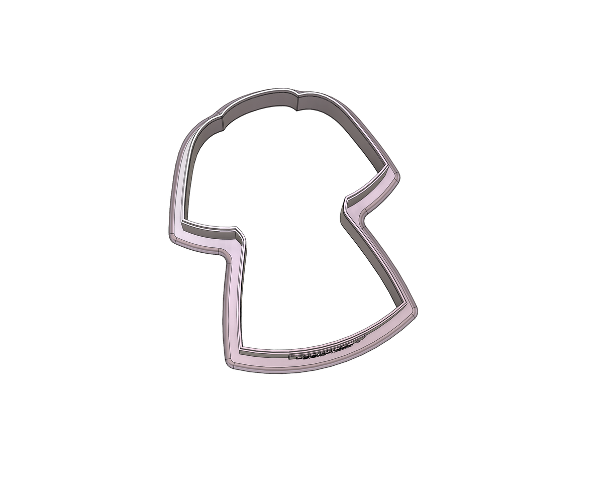 DIGITAL STL Download For Nurse Scrub Top 1 Cookie Cutter