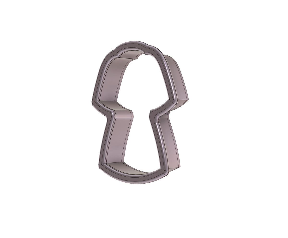 DIGITAL STL Download For Nurse Scrub Top 1 Cookie Cutter