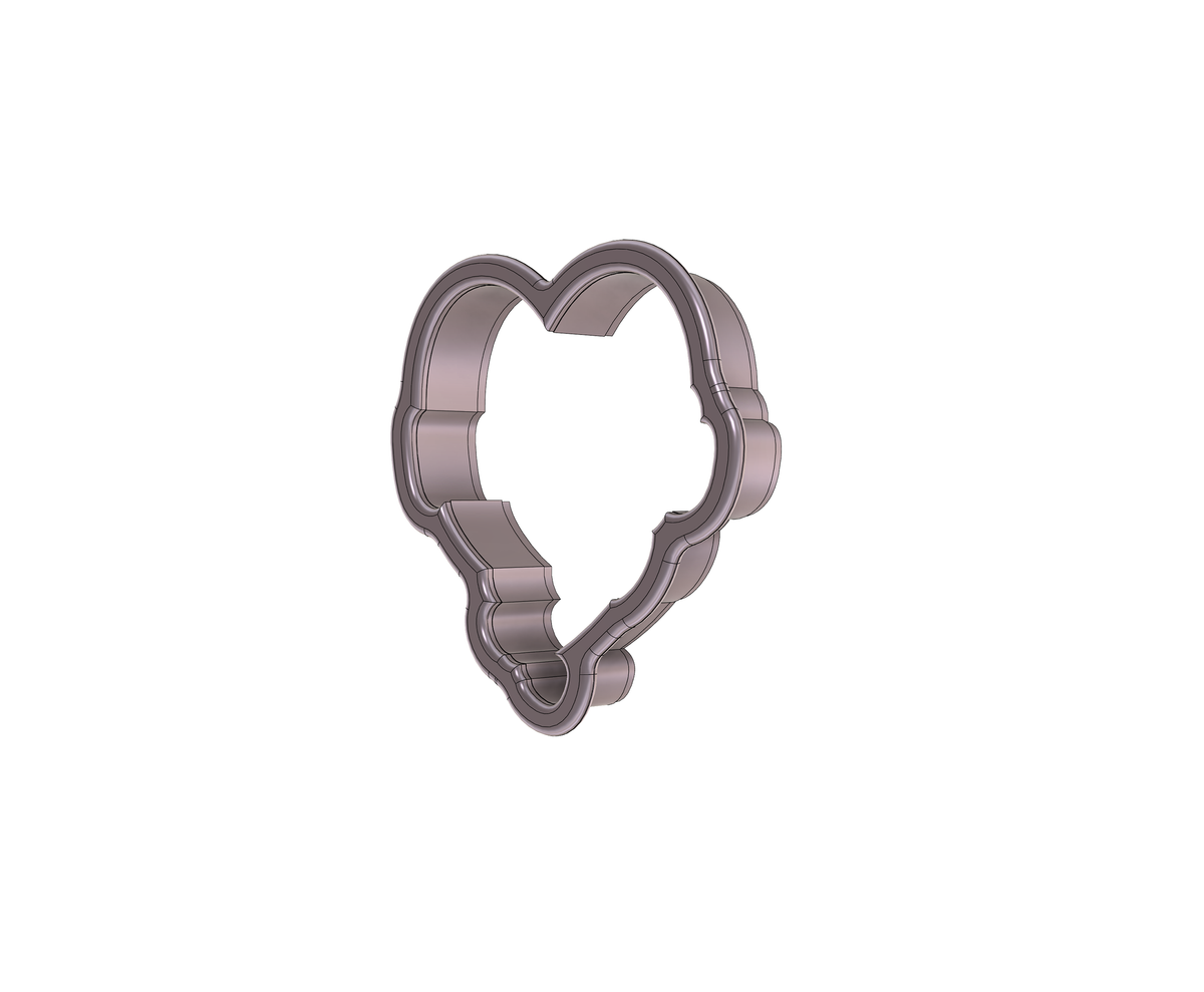 Nurse Stethoscope Heart Cookie Cutter