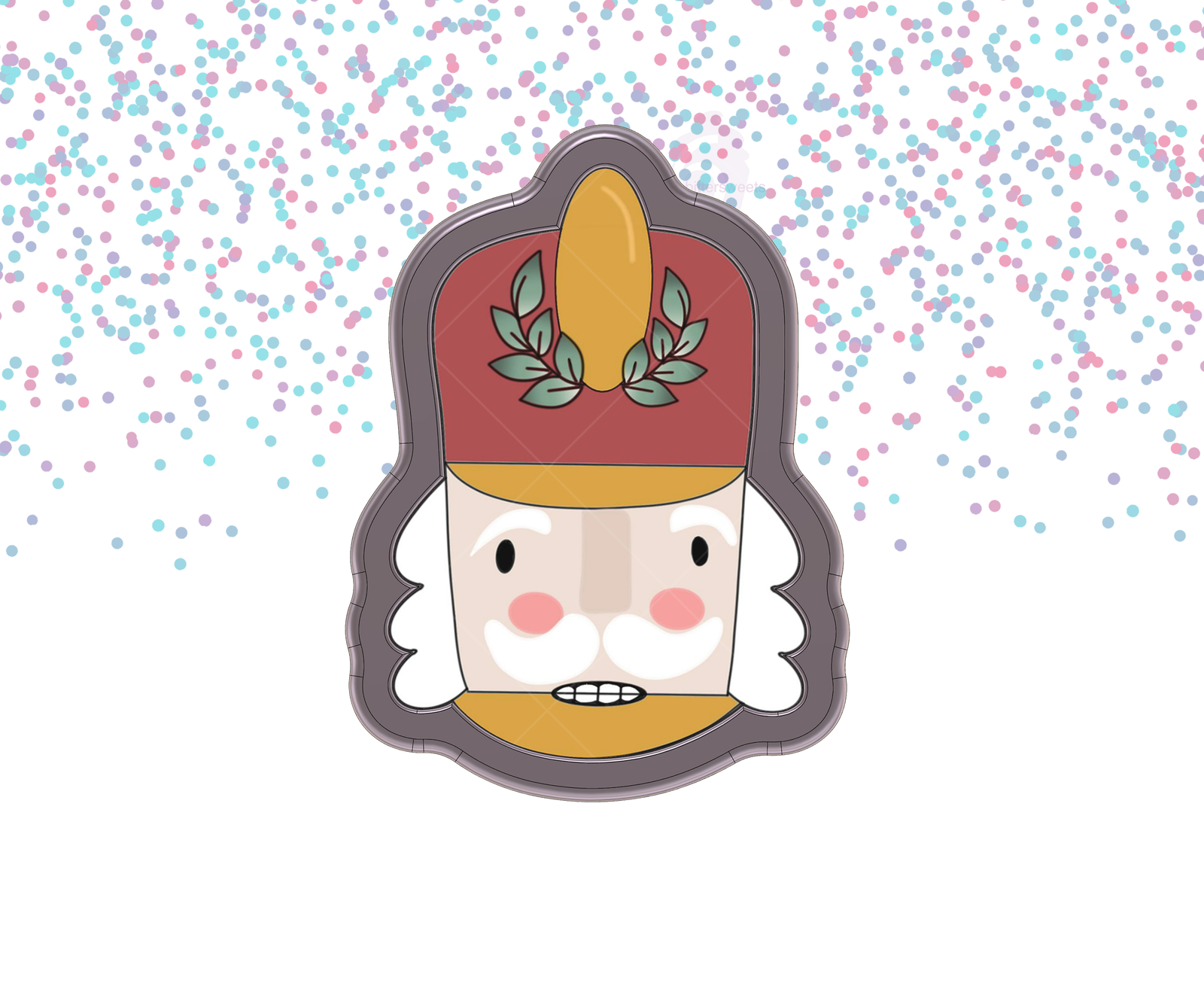 DIGITAL STL Download For Nutcracker Head 1 Cookie Cutter