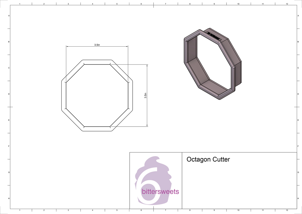 Octagon Cookie Cutter