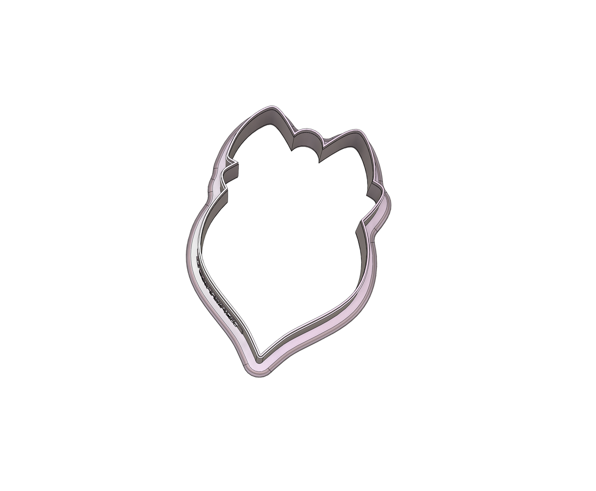DIGITAL STL Download For Ornament With Bow 2 Cookie Cutter
