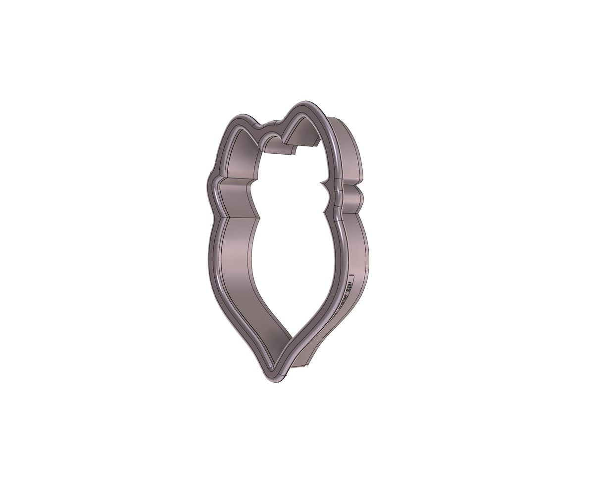 DIGITAL STL Download For Ornament With Bow 2 Cookie Cutter