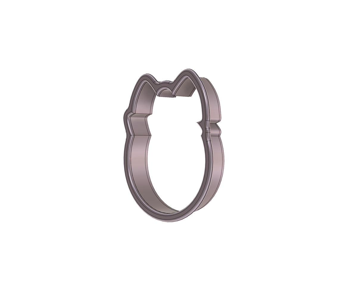 DIGITAL STL Download For Ornament With Bow 3 Cookie Cutter