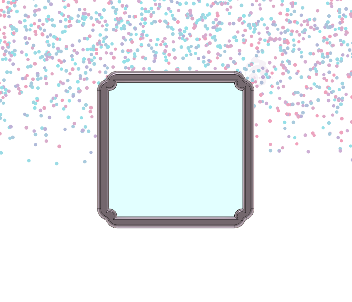 Square Plaque 1 Cookie Cutter