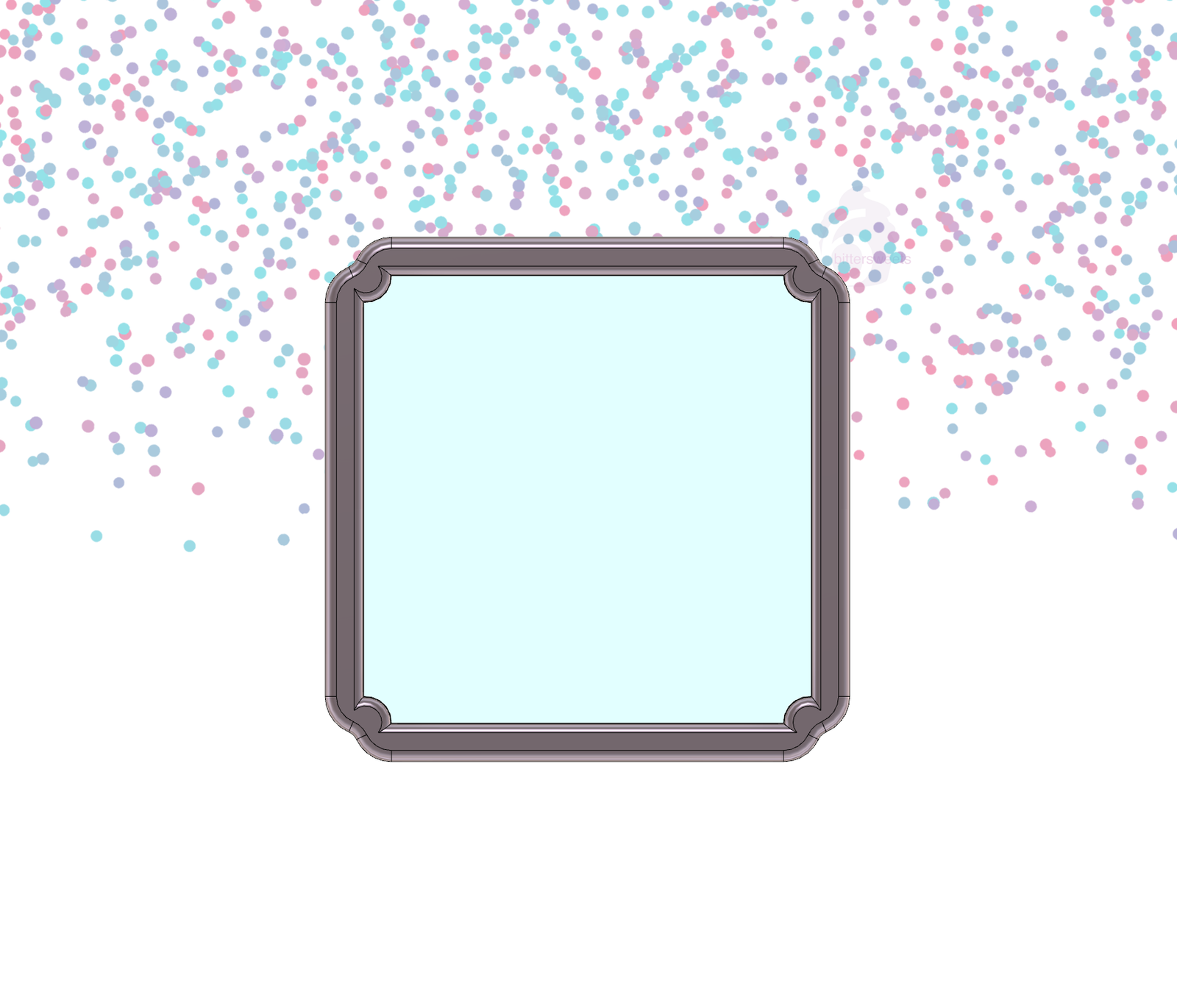 Square Plaque 1 Cookie Cutter