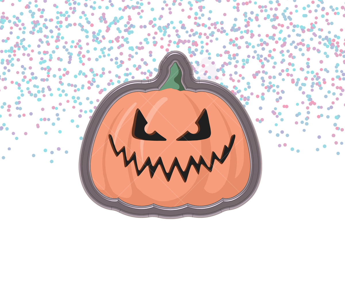 DIGITAL STL Download For Pumpkin 4 Cookie Cutter