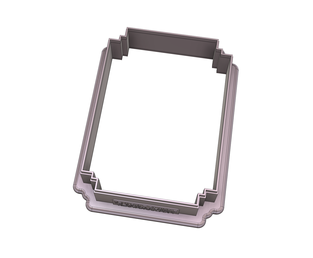 Rectangle Plaque 1 Cookie Cutter