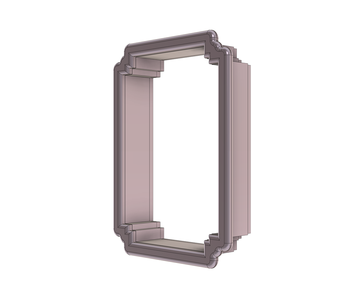 Rectangle Plaque 1 Cookie Cutter