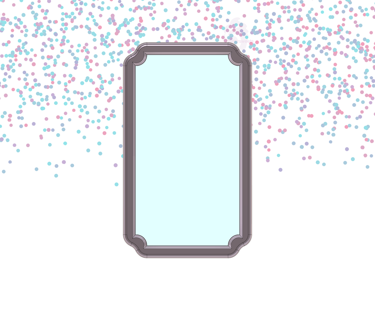 Rectangle Plaque 3 Cookie Cutter