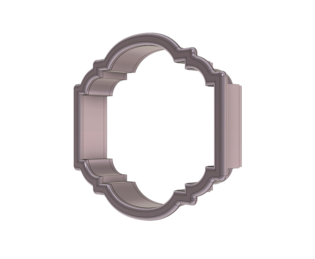 DIGITAL STL Download For Sara Plaque Cookie Cutter