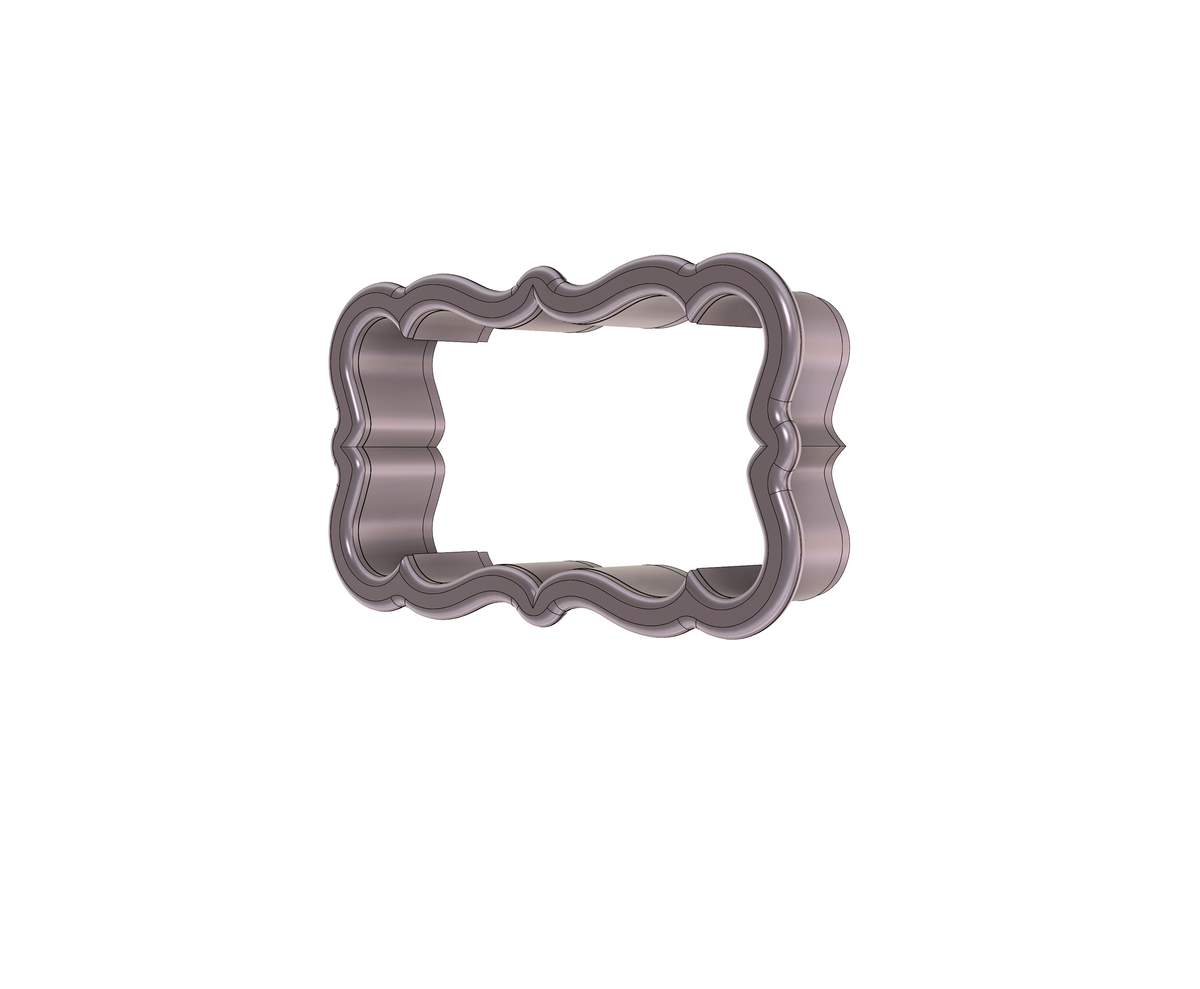 DIGITAL STL Download For Scallop Plaque 11 Cookie Cutter