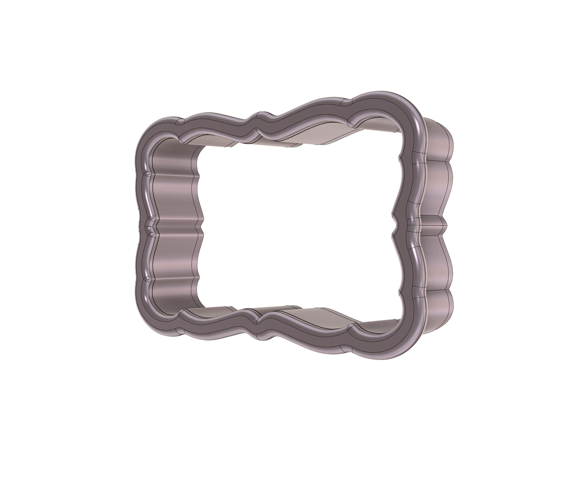 DIGITAL STL Download For Scallop Plaque 6 Cookie Cutter