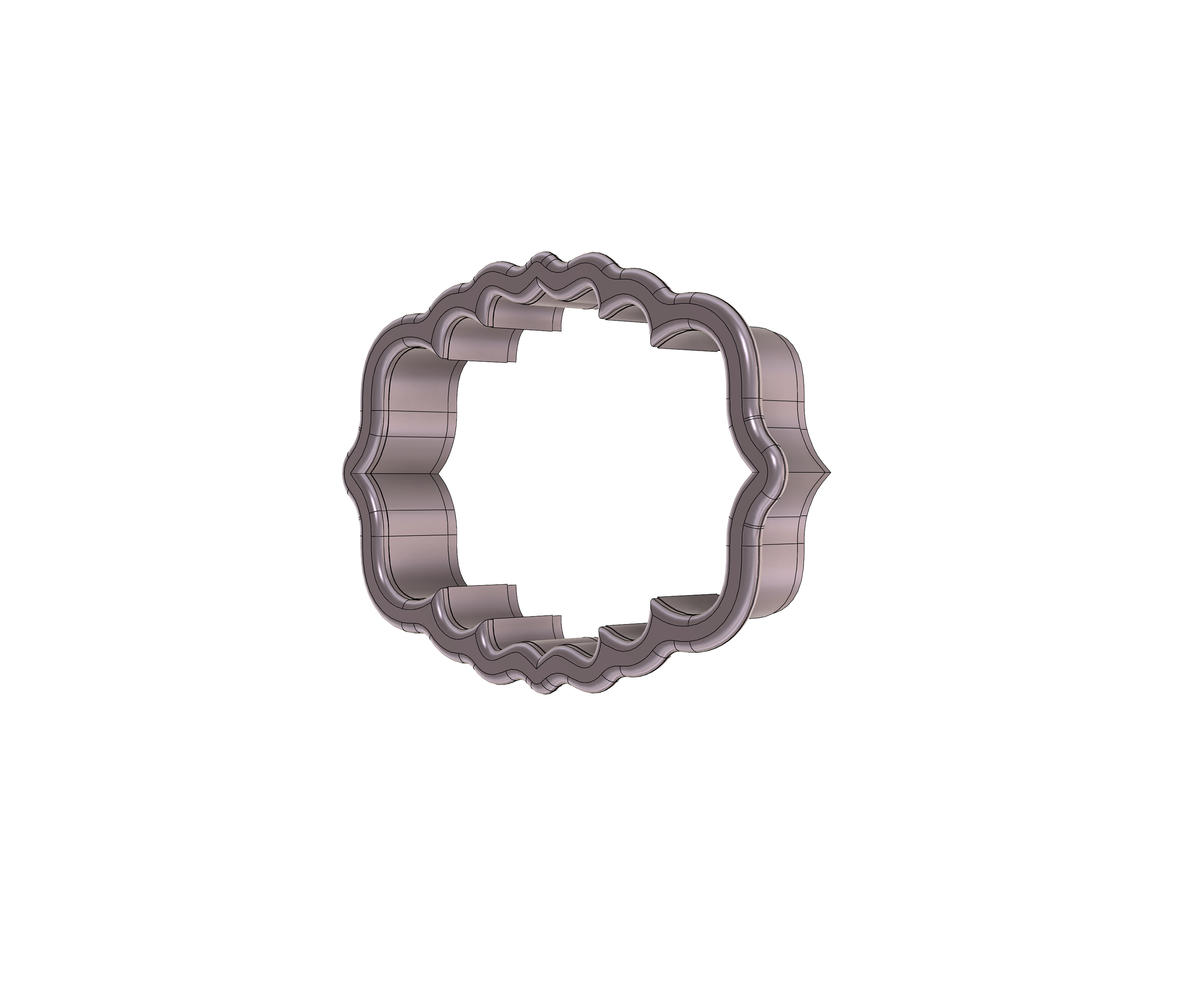 Scallop Plaque 9 Cookie Cutter