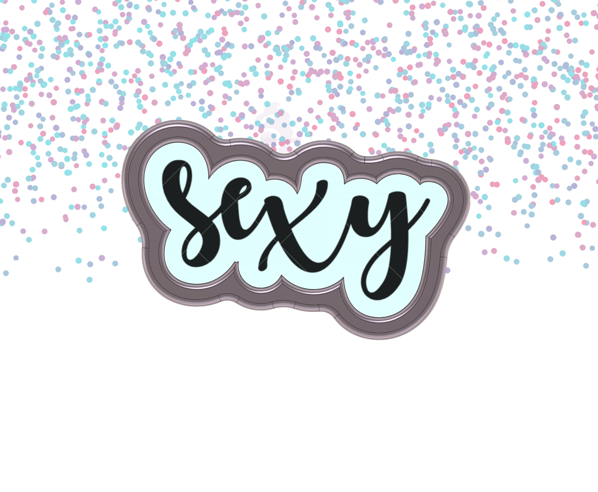 Sexy 1 Lettered Cookie Cutter