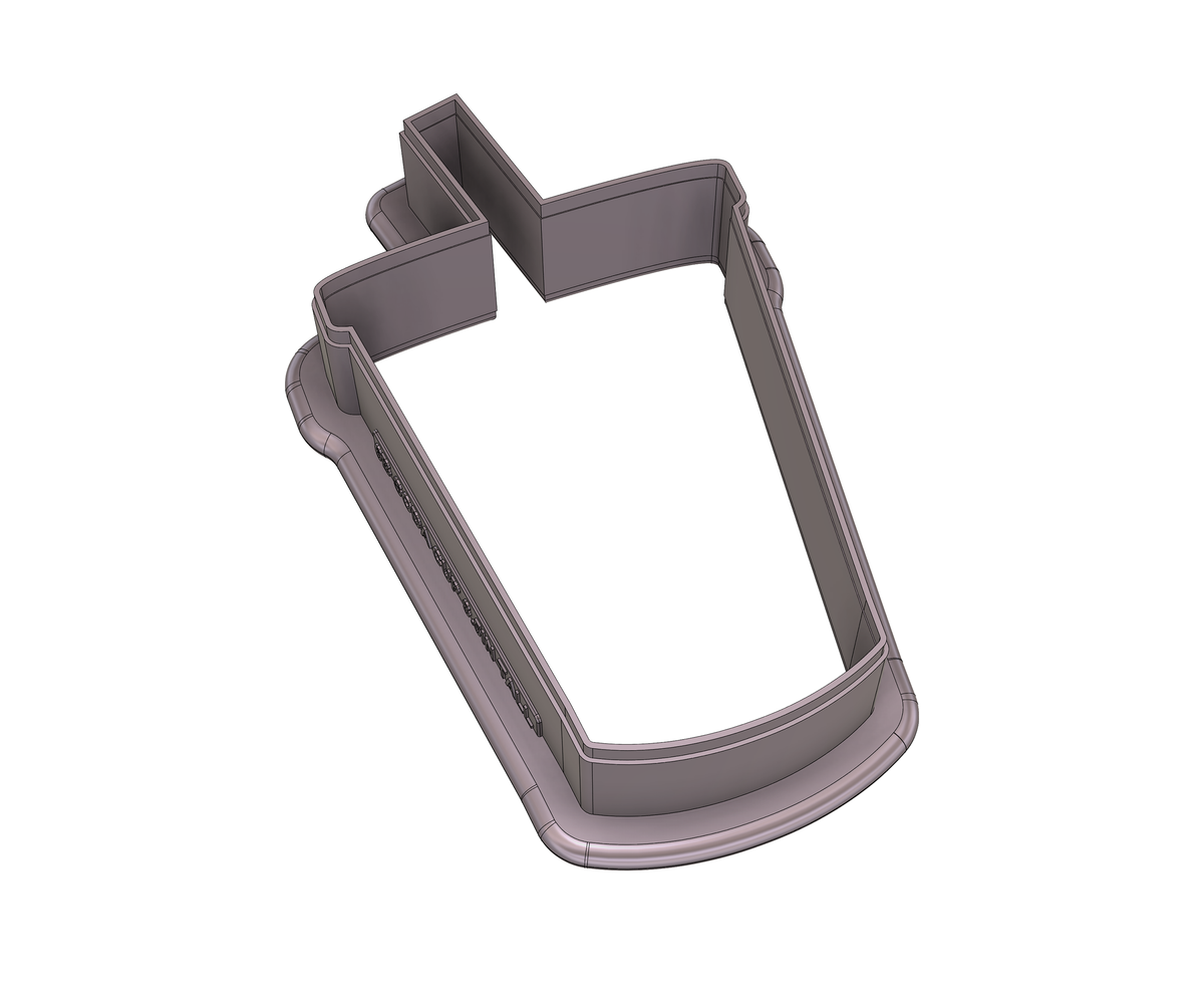 DIGITAL STL Download For Soda Cup With Straw Cookie Cutter