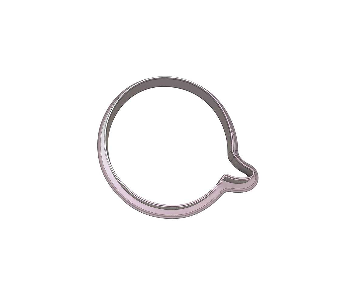 DIGITAL STL Download For Speech Bubble 1 Cookie Cutter